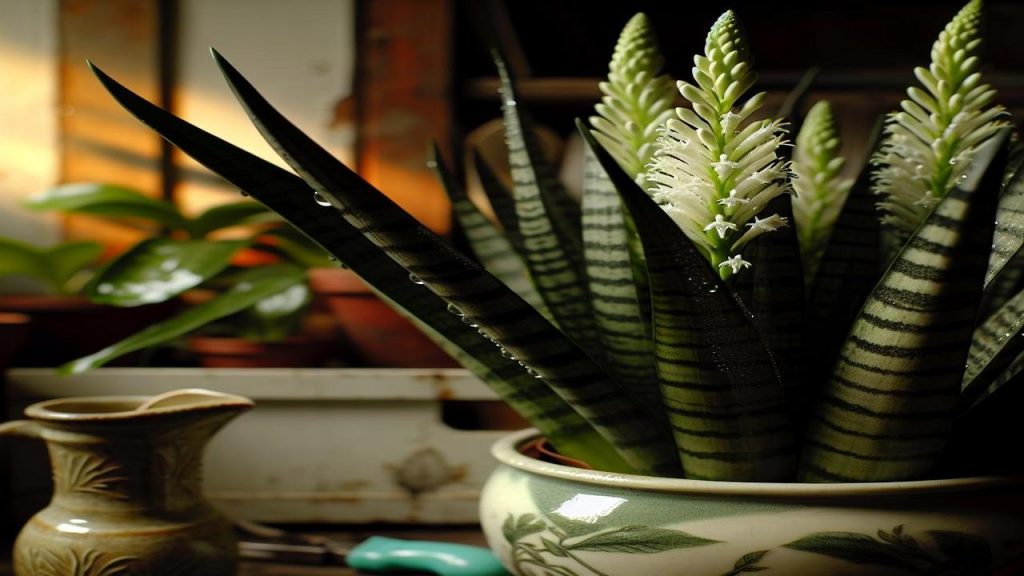 co zrobić żeby sansewieria zakwitła